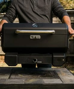 Masterbuilt Portable Charcoal Grill And Smoker With Cart Grills